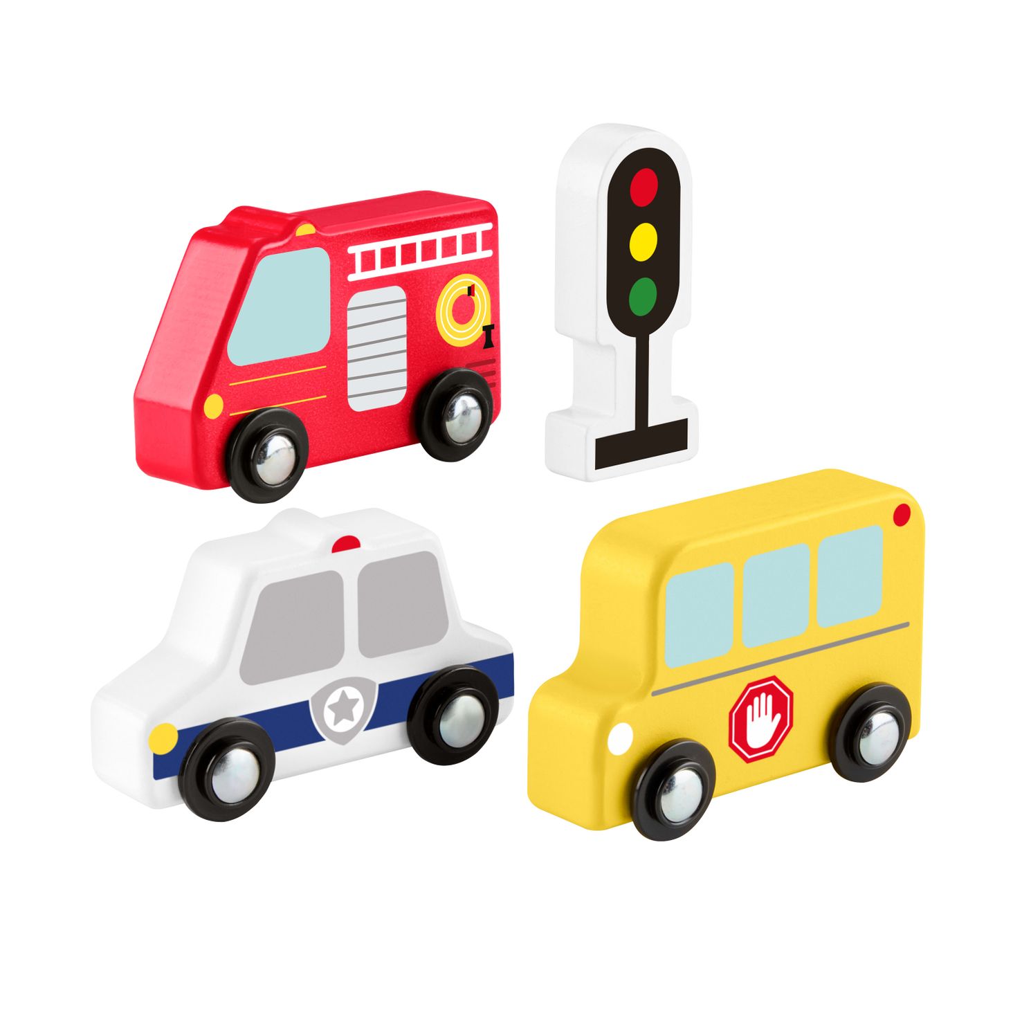 Fisher-Price Drewniane samochody Zestaw 5