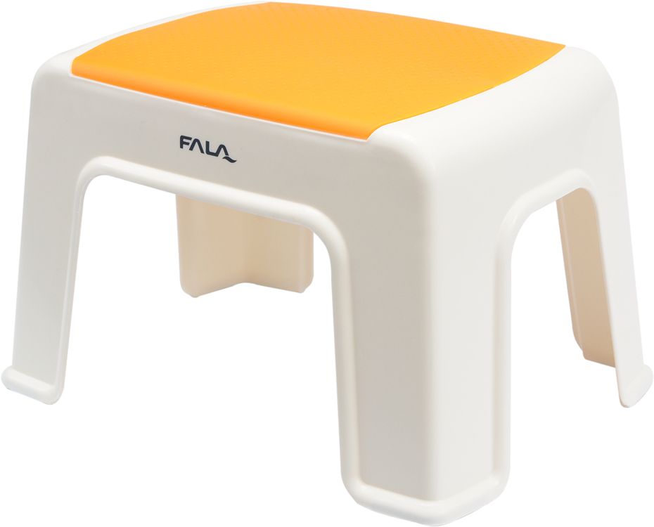 Fala stołek plastikowy 30x20x21cm pomarańczowy 75916 -2