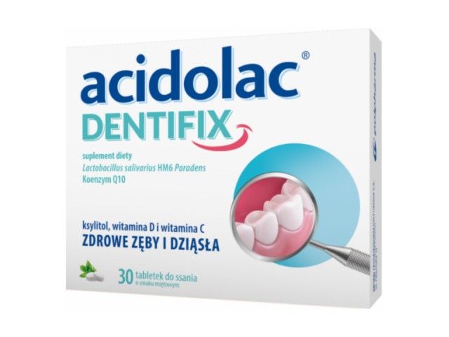 Polpharma Acidolac Dentifix Tabl Opinie I Ceny Na Ceneo Pl