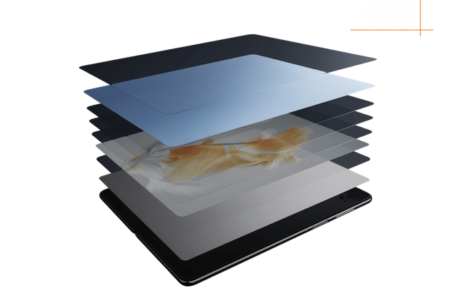 HUAWEI Mate X3 - warstwy ekranu