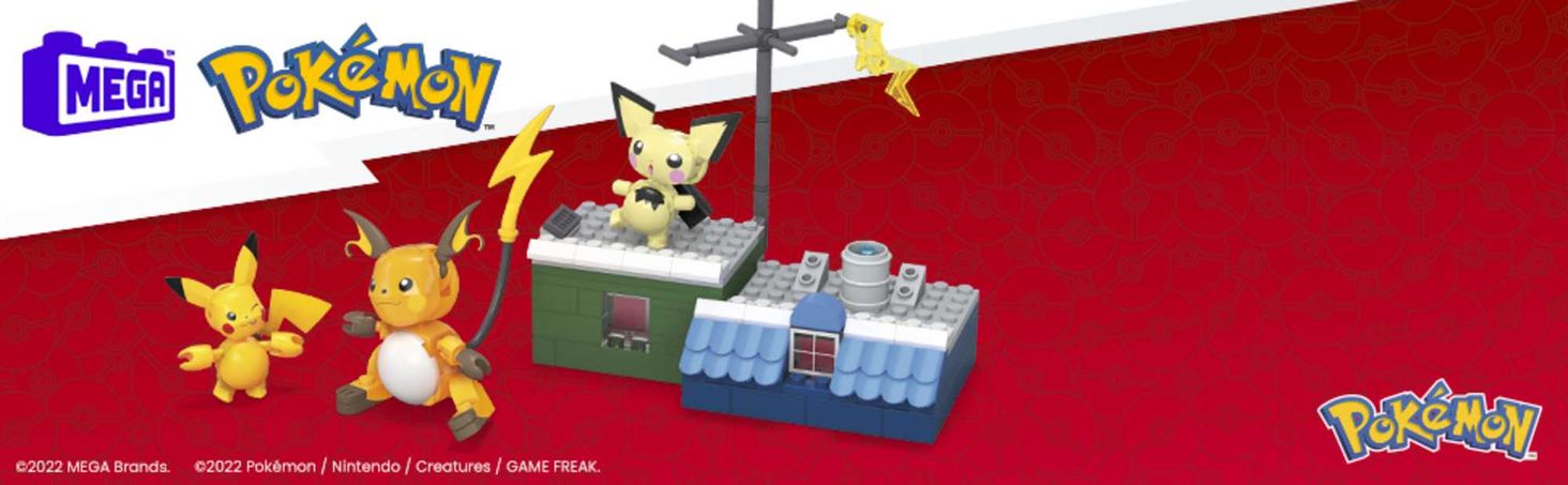 MEGA™ Pokémon™ Ewolucja Pikachu Zestaw