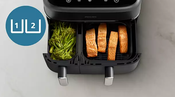 PHILIPS 3000 Series Dual Airfryer NA351/00 - 3