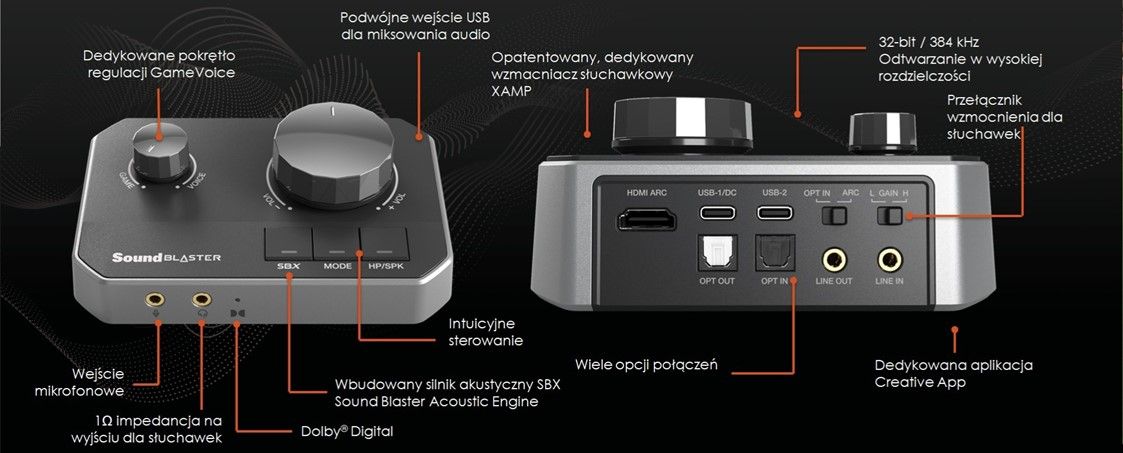 Creative Karta dźwiękowa Sound Blaster G8 - 5