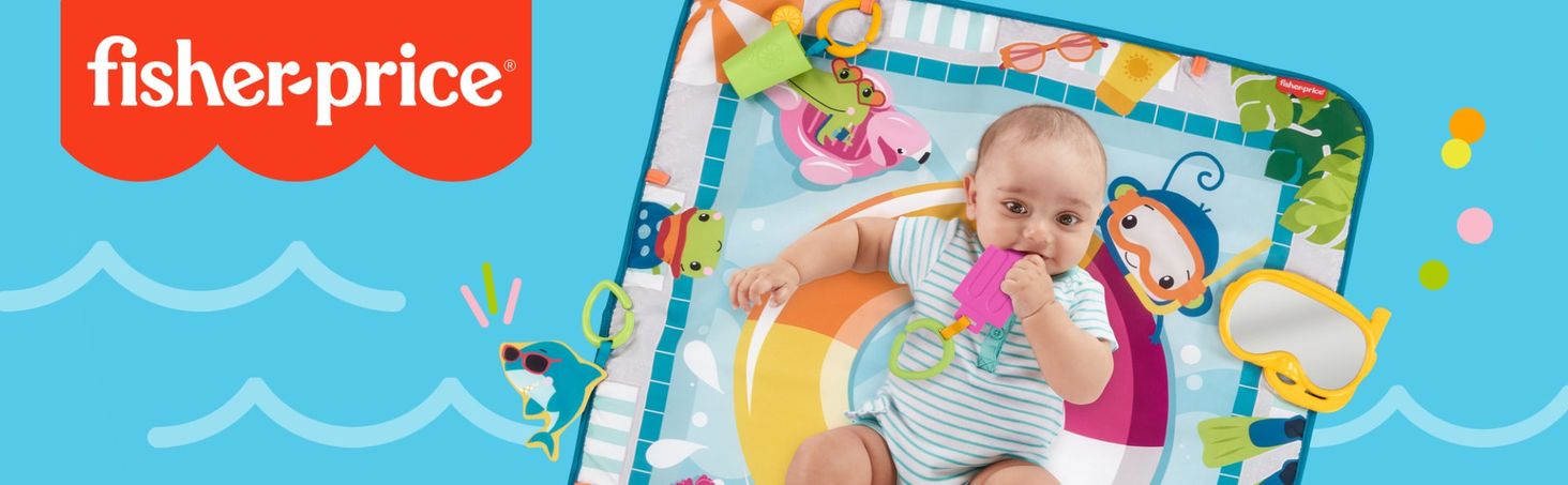 Fisher-Price Fotelik-bujaczek pastelowy