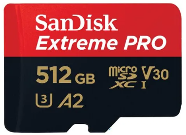 SanDisk microSDXC Extreme Pro 512GB 200/140 MB/s - 1