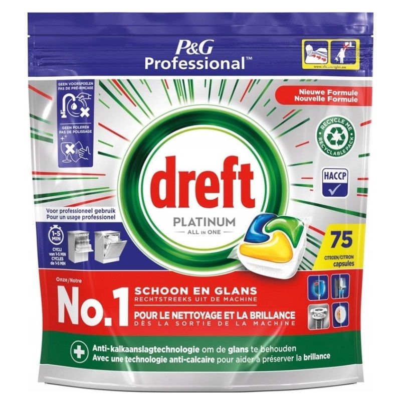 Dreft Platinum Kapsułki Do Zmywarki 75 - 1