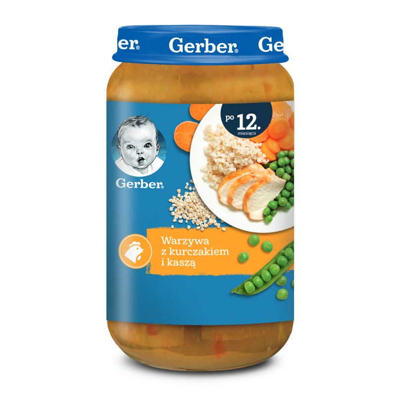 Gerber Obiadek Warzywa Z Kurczakiem I Kaszą - 1