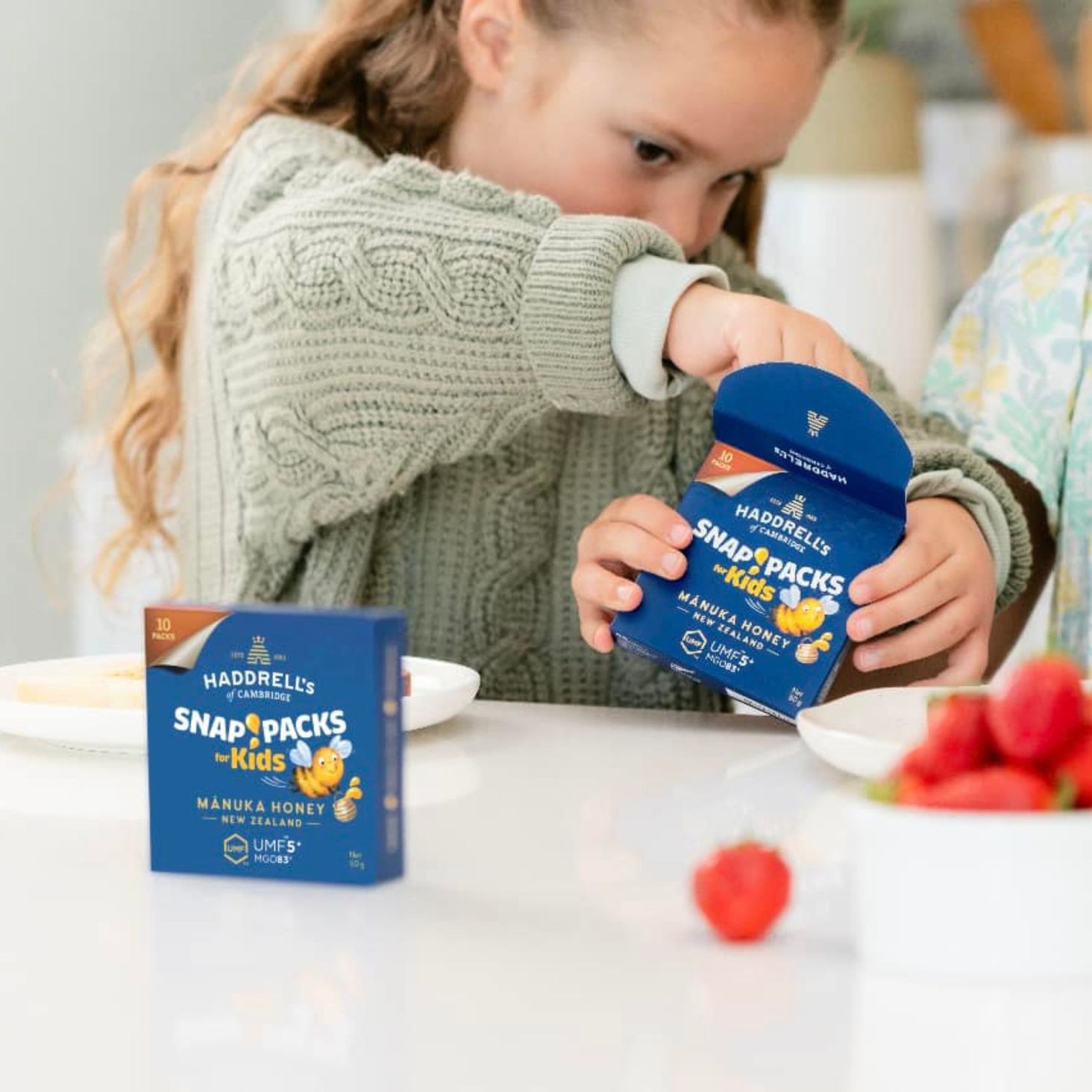 Haddrell's Snap Pack Kids Miód Manuka UMF 5+ MGO83+ - 2