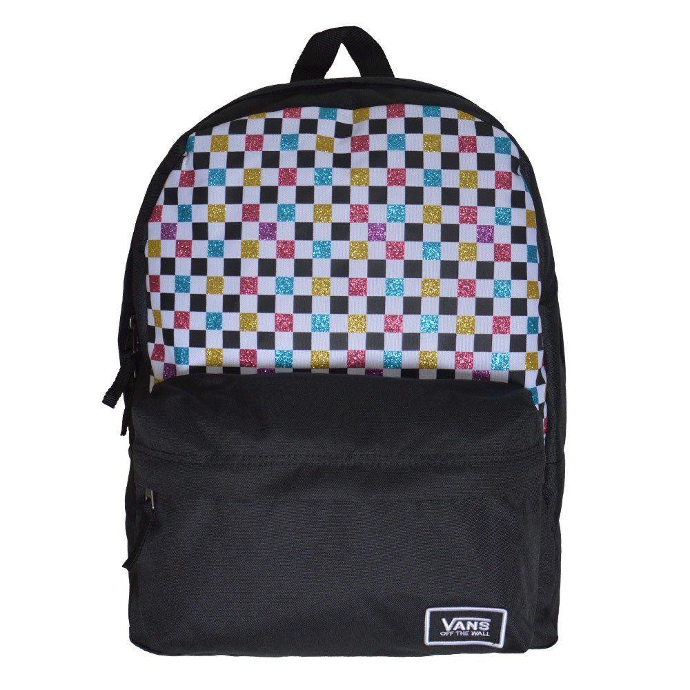 Vans Glitter Check Realm Czarny