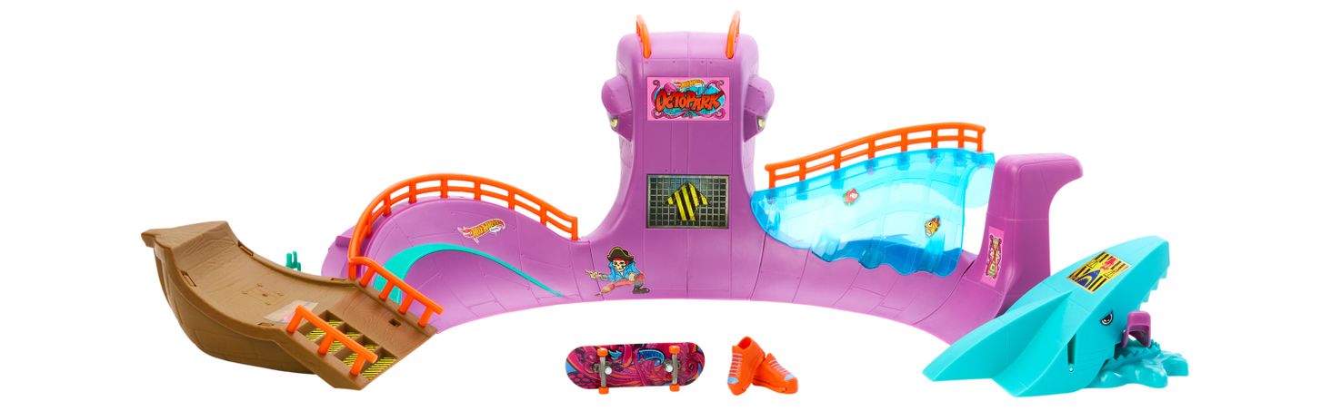 Hot Wheels Skate™ Skate Skatepark Ośmiornicy Duży zestaw