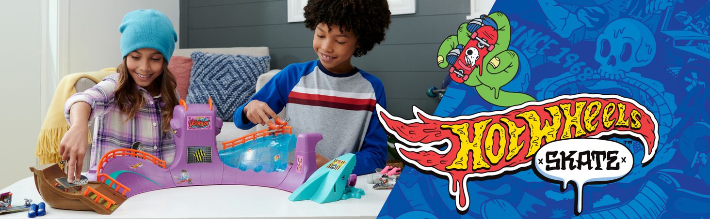 Hot Wheels Skate™ Skate Skatepark Ośmiornicy Duży zestaw top
