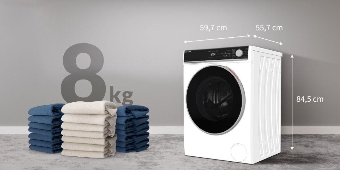 Sharp ES-NFH814CWA-PL - 5