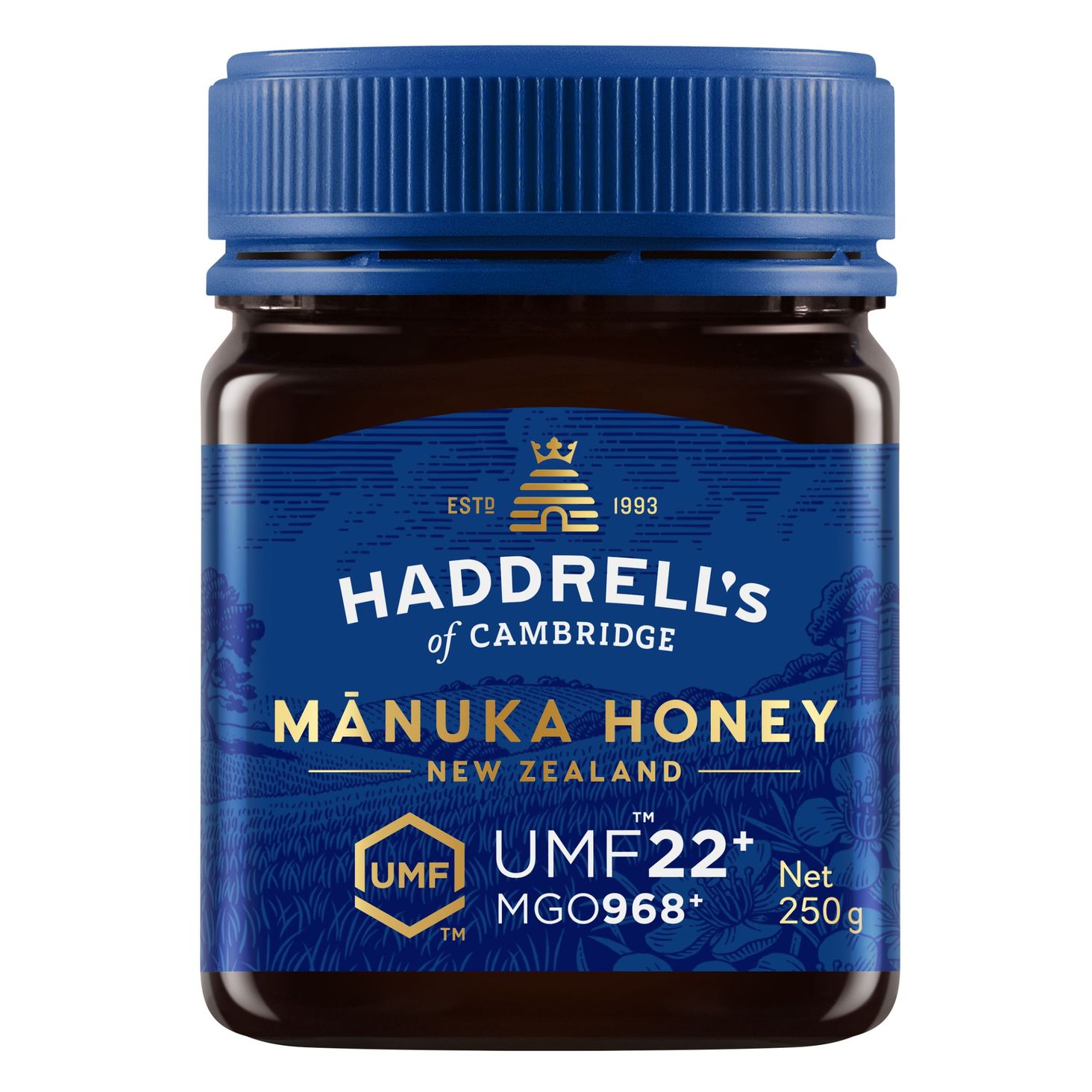 Haddrell's Miód Manuka UMF22+ MGO968+ 250 g