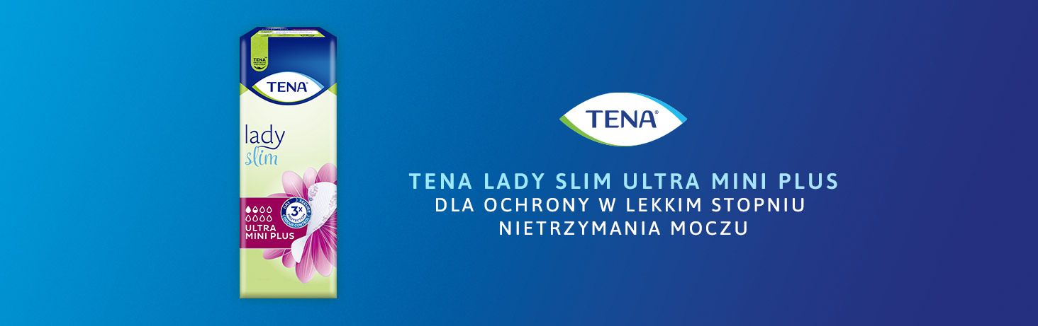 TENA Lady slim ultra mini plus banner