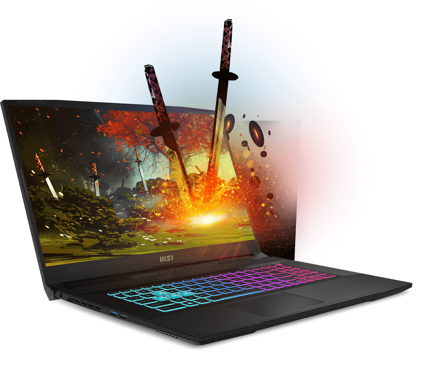 MSI Katana 17 latop z meczami