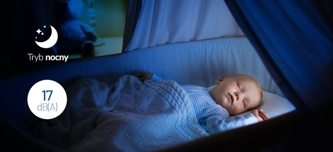 Tryb nocny o niskim poziomie hałasu