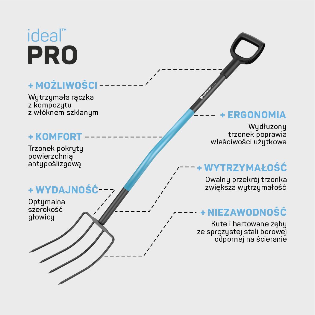 Cellfast Widły gospodarcze IDEAL PRO (40223)