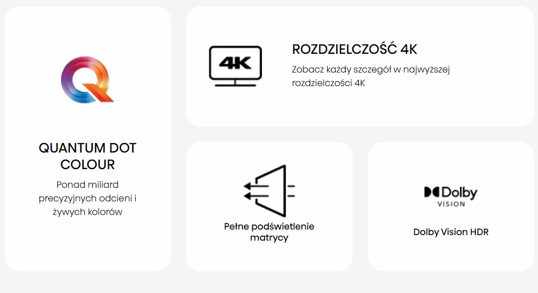 Hisense 55E7HQ właściwości