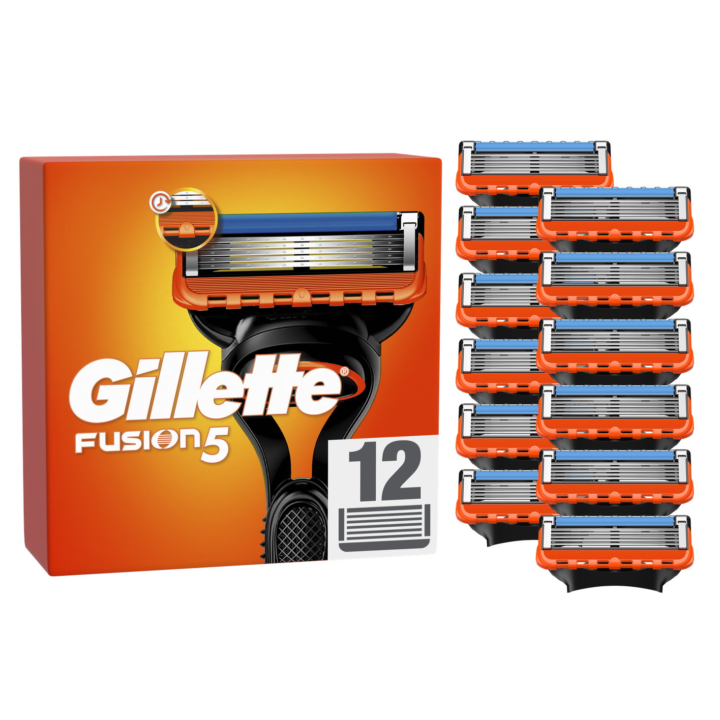 Gillette Fusion5 Ostrza wymienne do maszynki 12szt.
