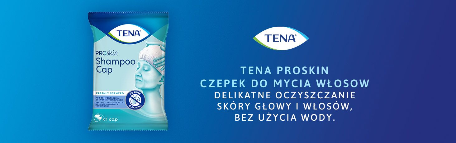 TENA czepek banner