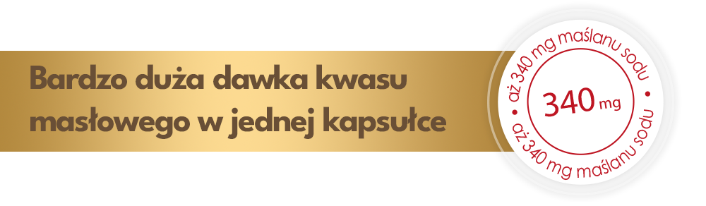 Rebutestin Forte - 340 mg kwasu masłowego