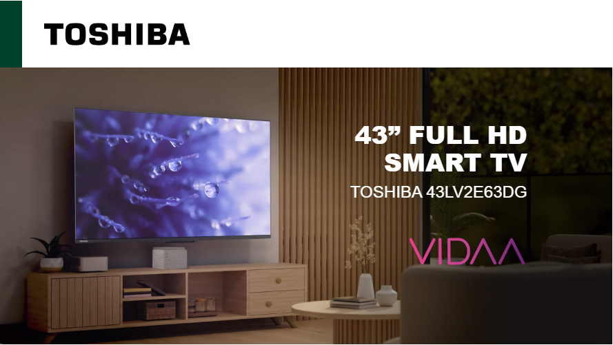 Toshiba 43LV2E63DG - 1