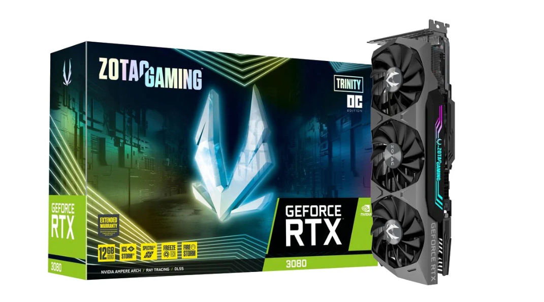 Zotac GeF RTX 3080 Trinity OC LHR 12GB GDDR6X