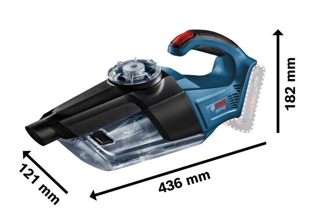 Bosch GAS 18V-1 Professional wymiary