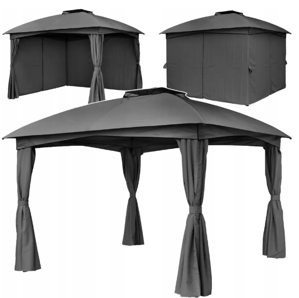 Ekvip pawilon ogrodowy 3,3x3,3x2,7m - 3