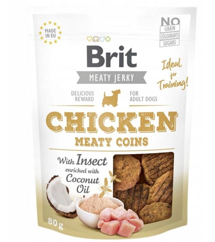 Brit Jerky Snack Chicken Meaty Coins