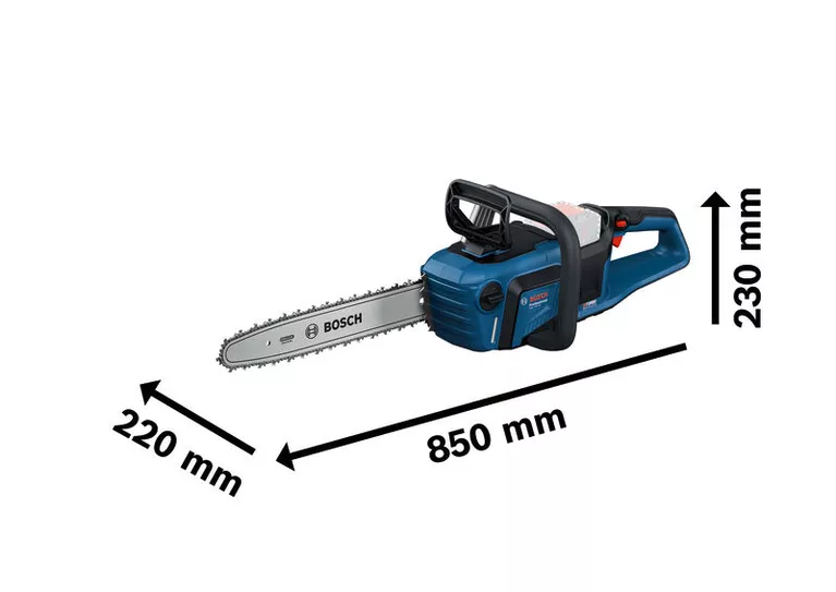 Bosch GKE 18V-40 Professional wymiary