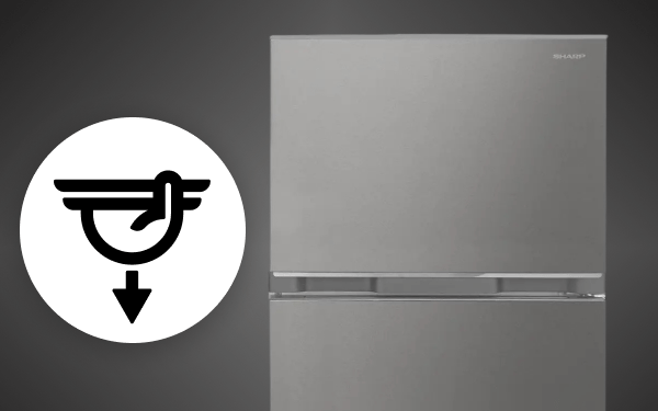 Sharp SJ-FBB02DTXWE-EU - Praktyczne drzwi