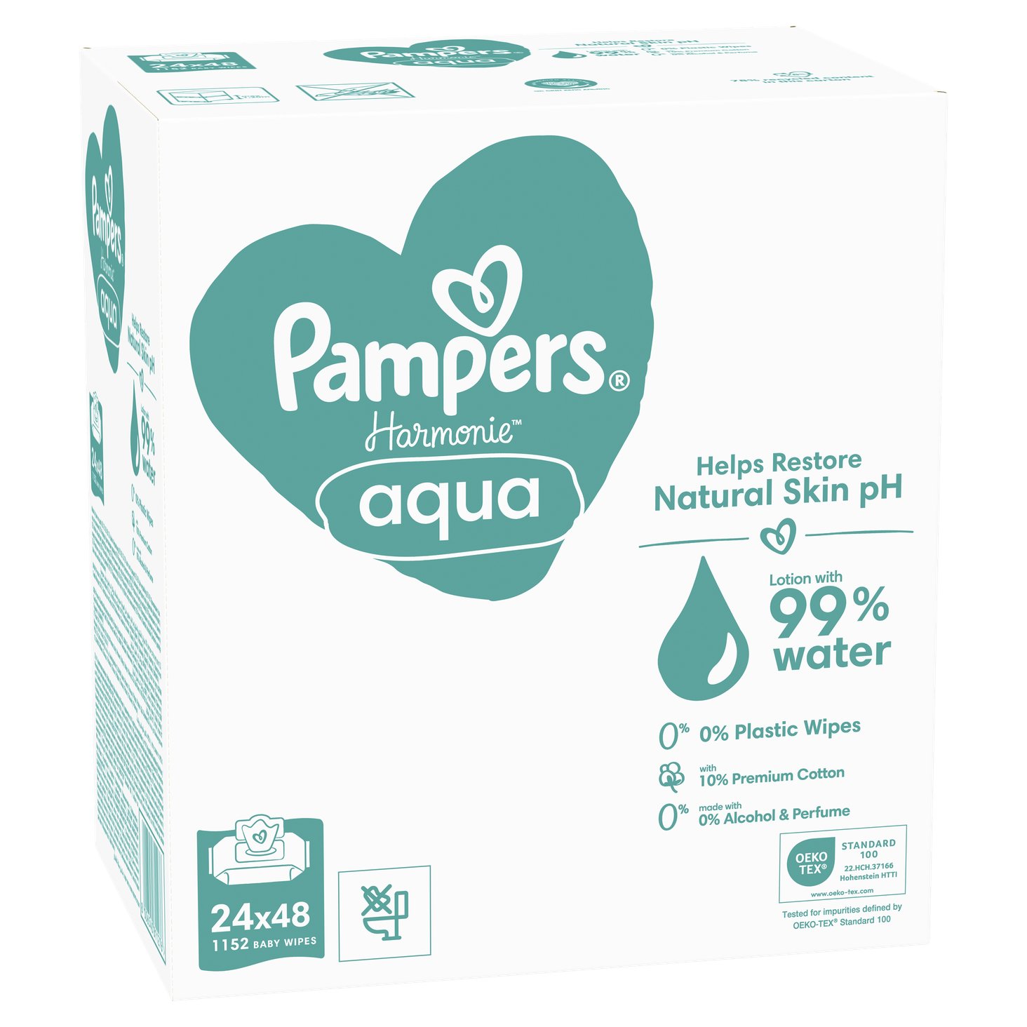 Pampers Harmonie aqua 24 x48 szt. zdj produktu 4
