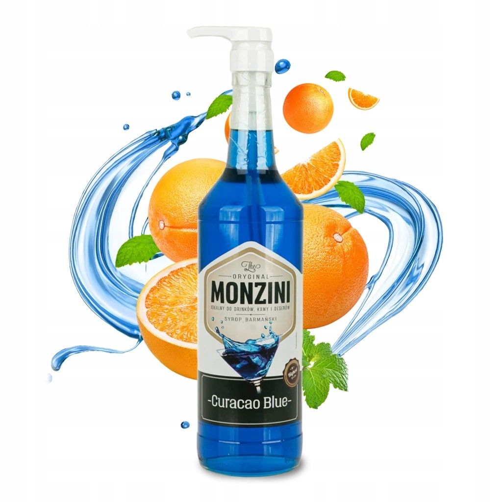 Syrop Monzini blue curacao 1L
