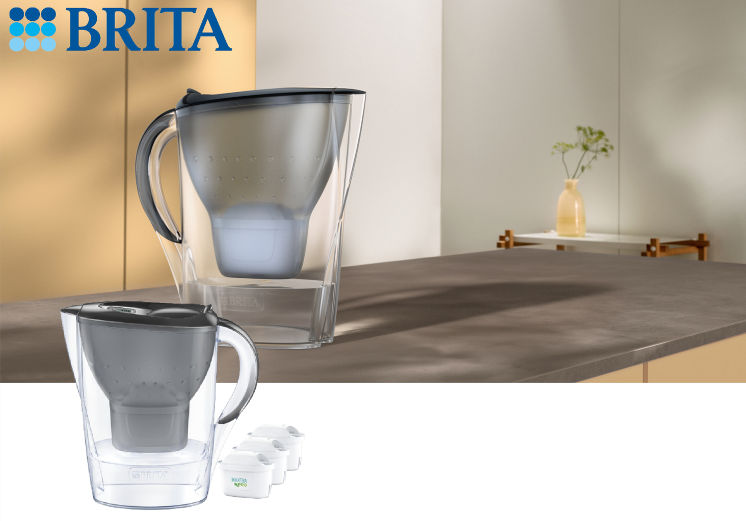 BRITA dzbanek Marella grafitowybaner lifestyle