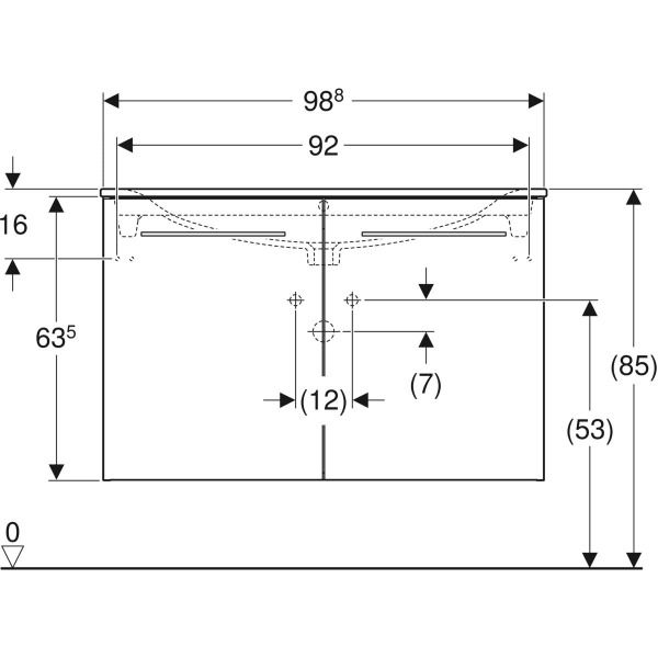 geberit rysunek techniczny