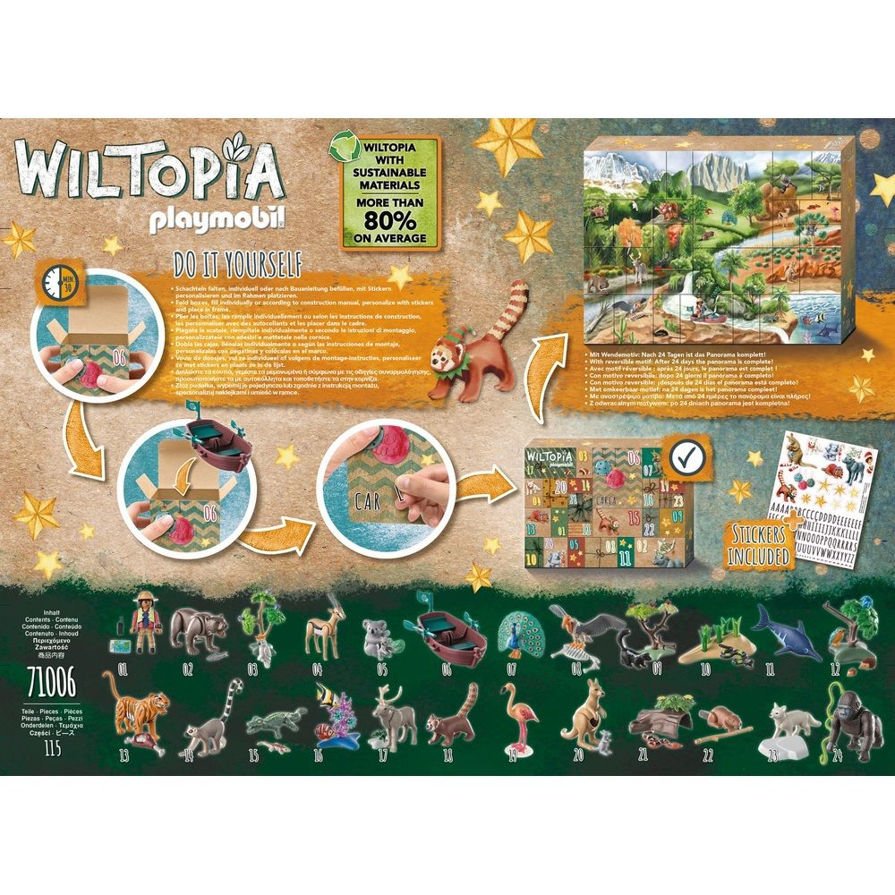 Playmobil Wiltopia Kalendarz Po Świecie Zwierząt
