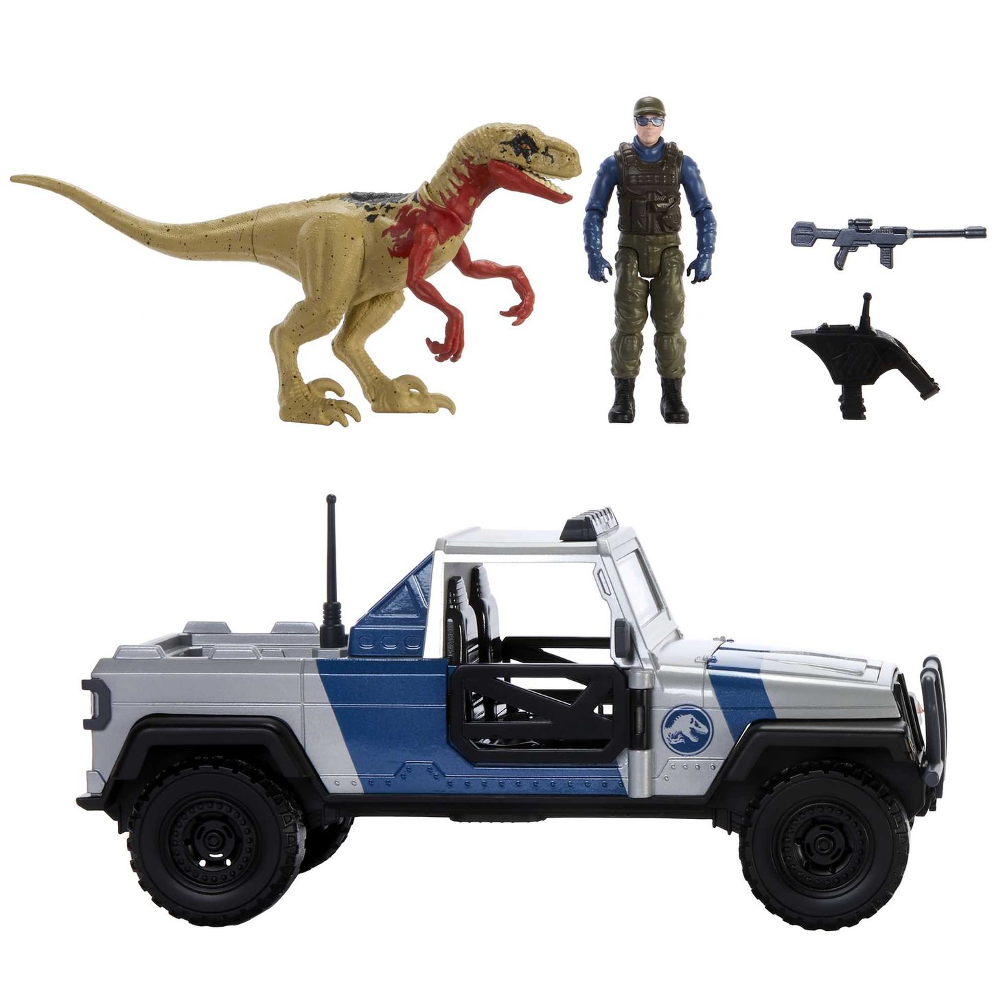 Jurassic World Pojazd tropiący – Dinoatak Zestaw2