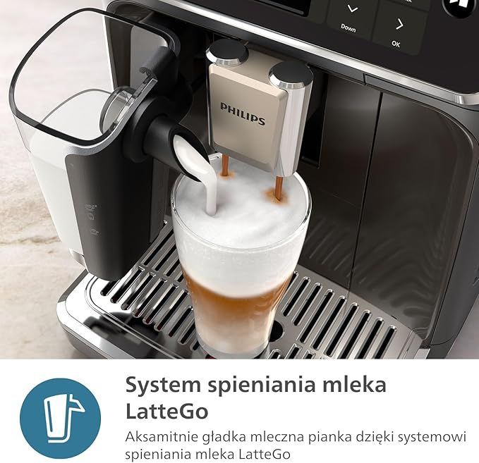 Ekspres PHILIPS 5500 LatteGo EP5544/50 szary - 1