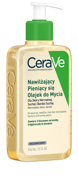 CeraVe Nawilżający Pieniący Się Olejek Do Mycia