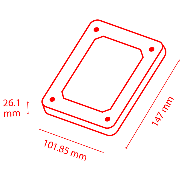 Toshiba Dysk N300 - wymiary