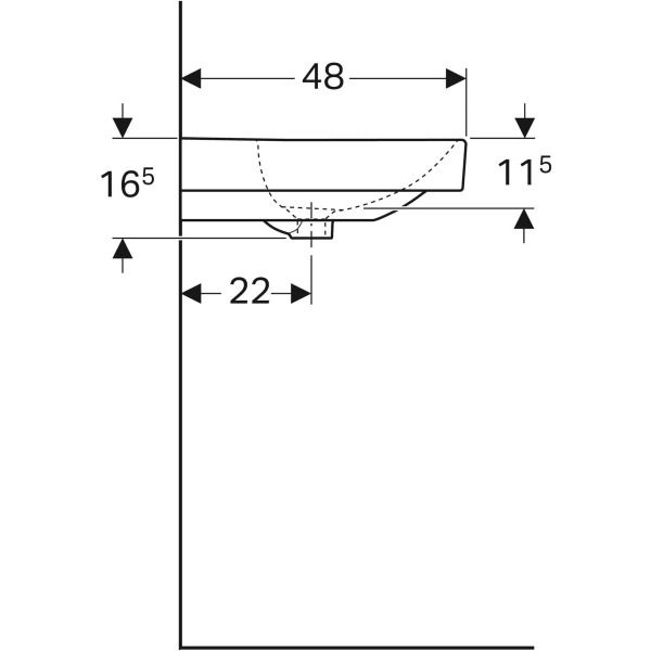 geberit rysunek techniczny