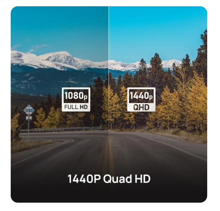 70mai QHD A400 Dual Czerwony