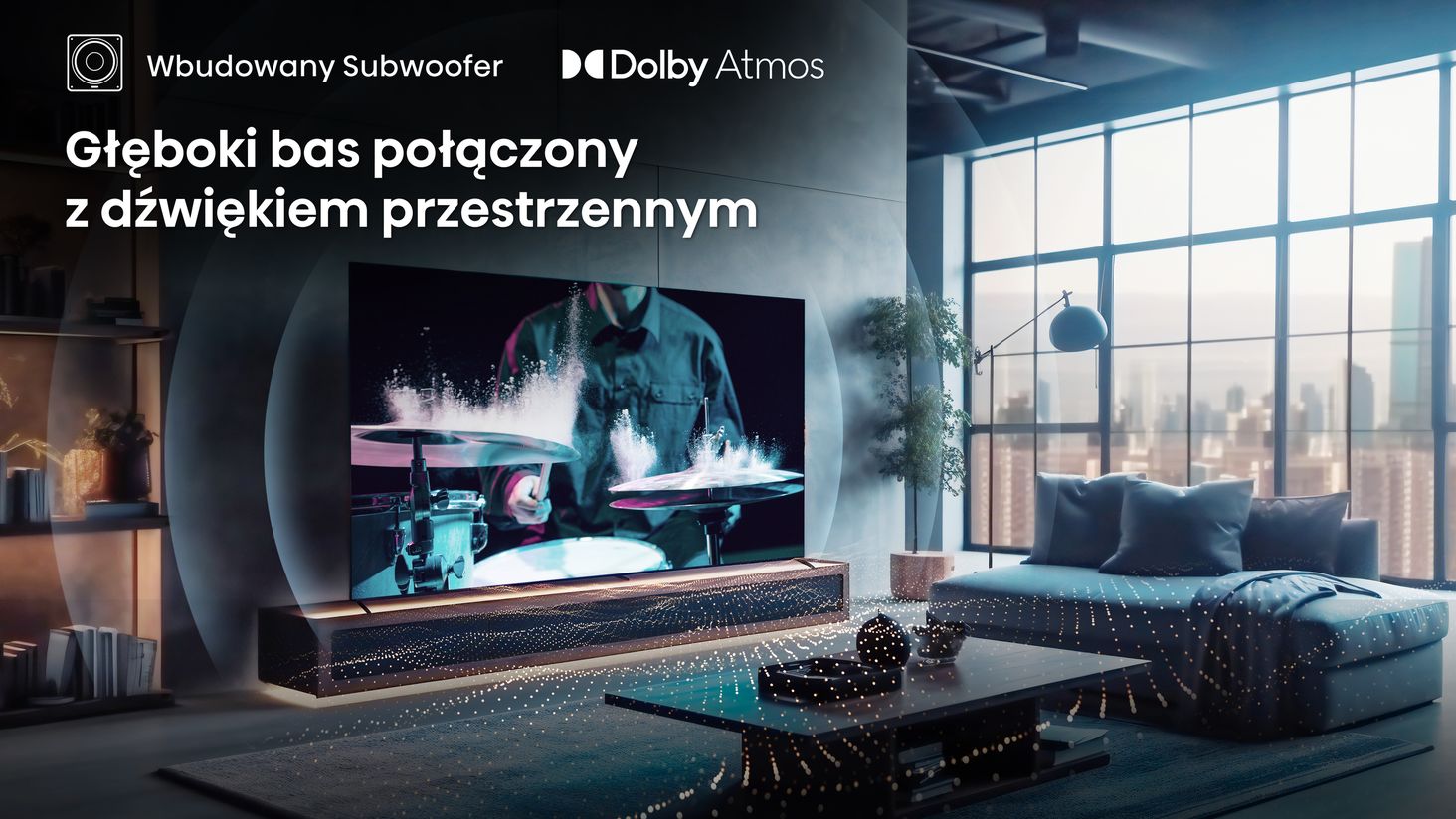 Hisense 5.Built-in-Subwoofer