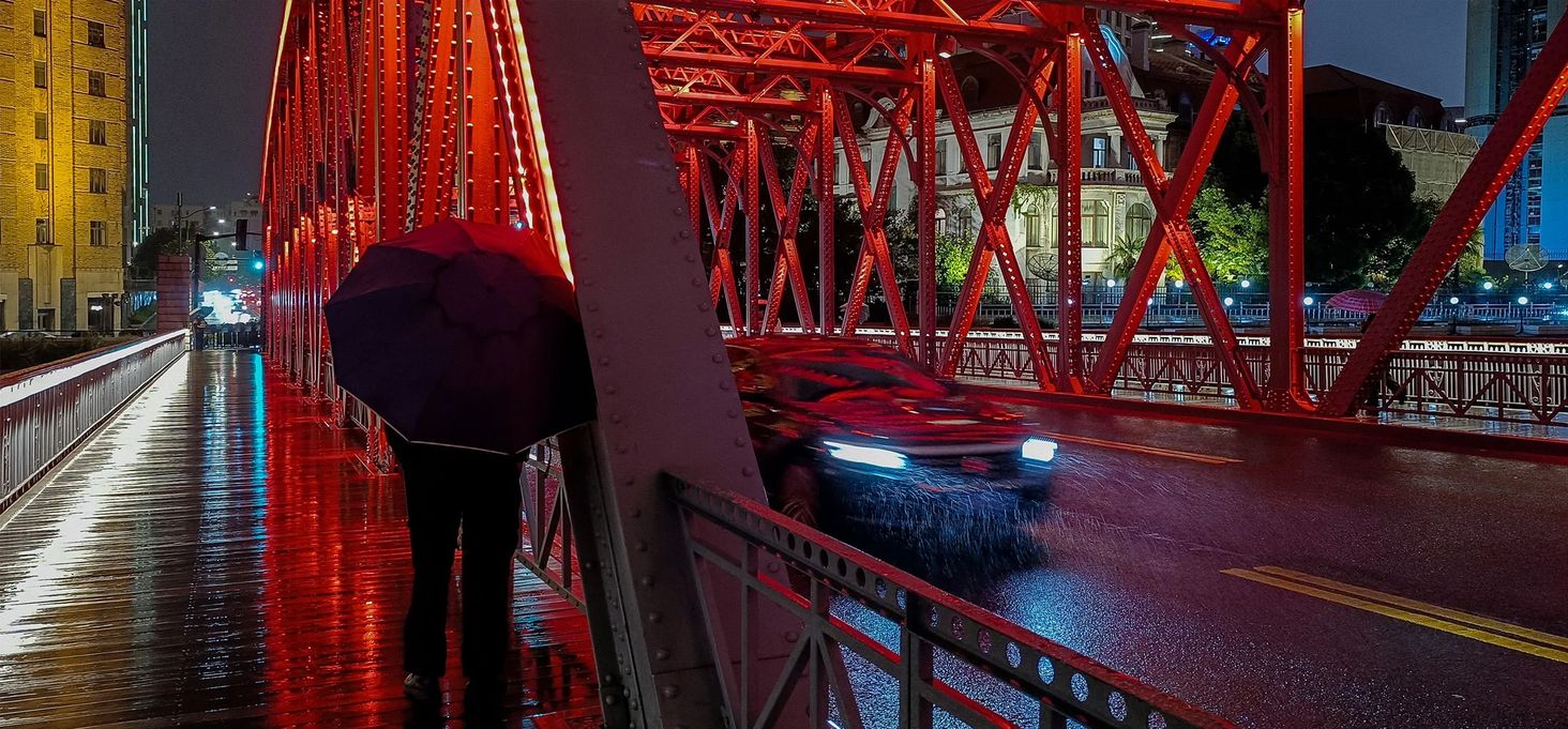 Zdjęcie miejskie nocą