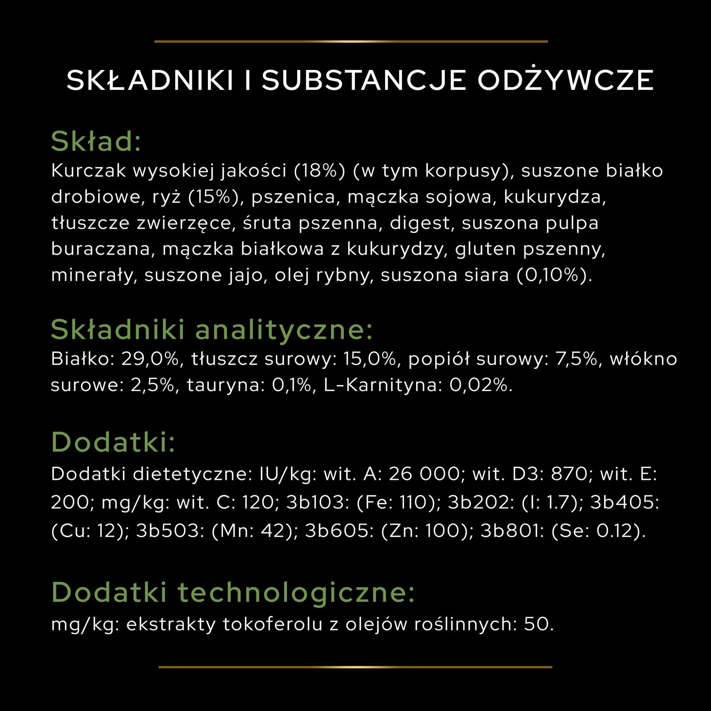 Pro Plan Large Athletic Puppy skład