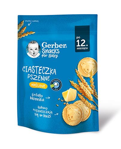 Gerber Snacks for Baby Ciasteczka pszenne maślane