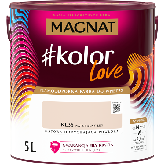 Magnat kolorlove kl35 naturalny len 5L