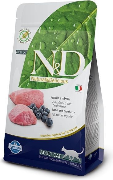 Farmina N&D Lamb & Blueberry Adult Cat 5kg