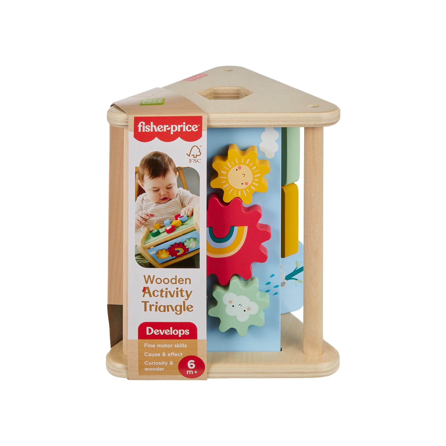 Fisher-Price Drewniana tablica Farma „A kuku” 5